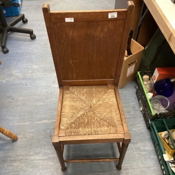 Vintage AVC Bond trouser press chair with wooden frame.