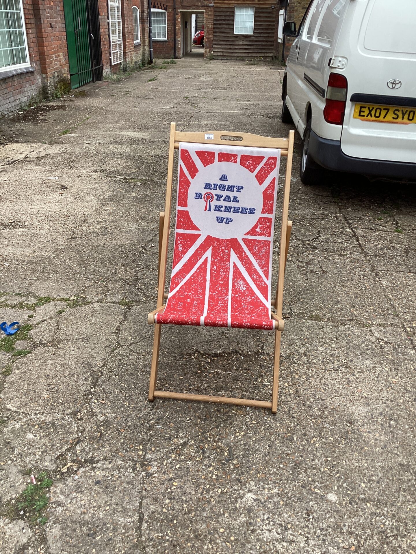 1068 Colourful Deck Chair