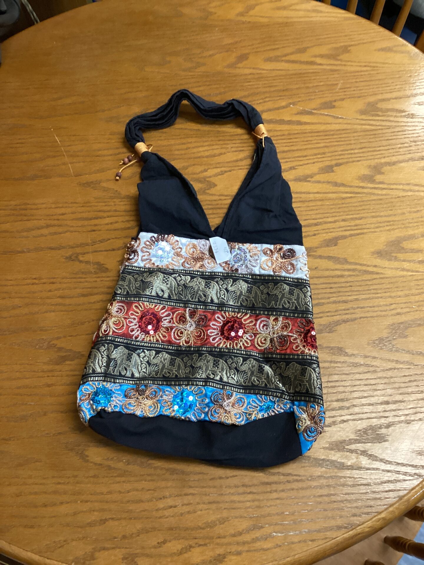 527 Decorative beadwork ladies bag
