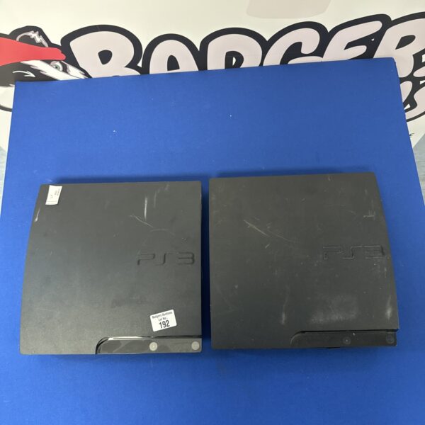 Black Sony Playstation 3 console for retro gaming.