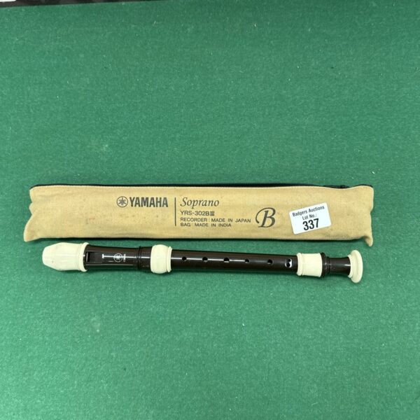Yamaha YRS-302B III soprano recorder, a vintage musical instrument.