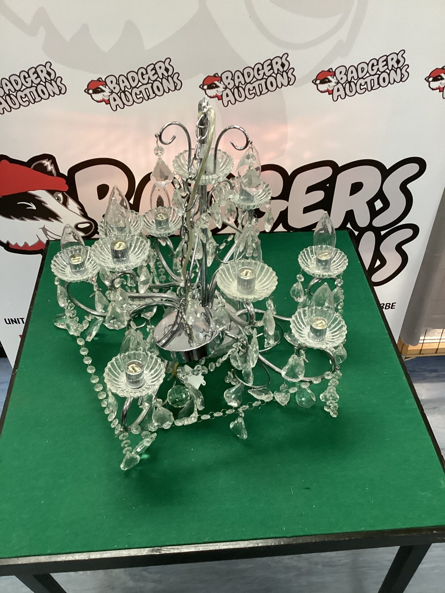 605 Ceiling glass chandelier