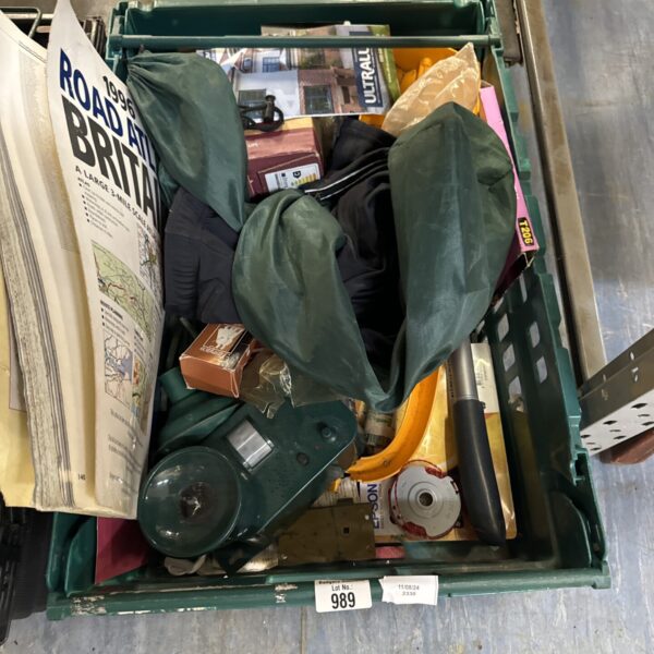 Mixed shed clearance lot with tools and automotive parts.