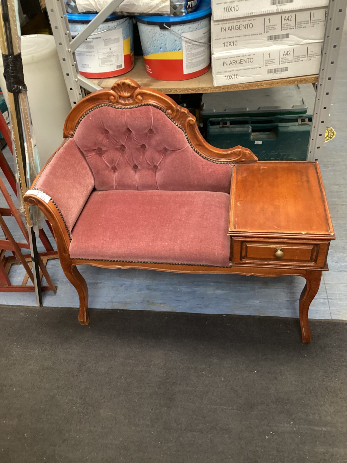 574 vintage telephone seated table