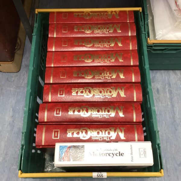 Collection of classic motorcycle books from 1997-2004.