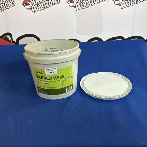 Apollo barbed wire tub, 25m of 1.7mm security fencing wire.