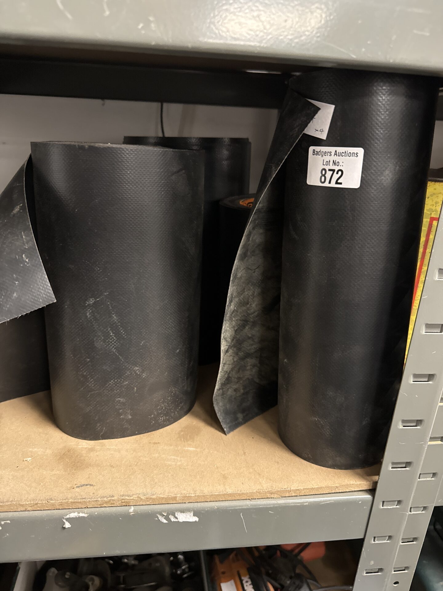 872 Four rolls of damp proof course