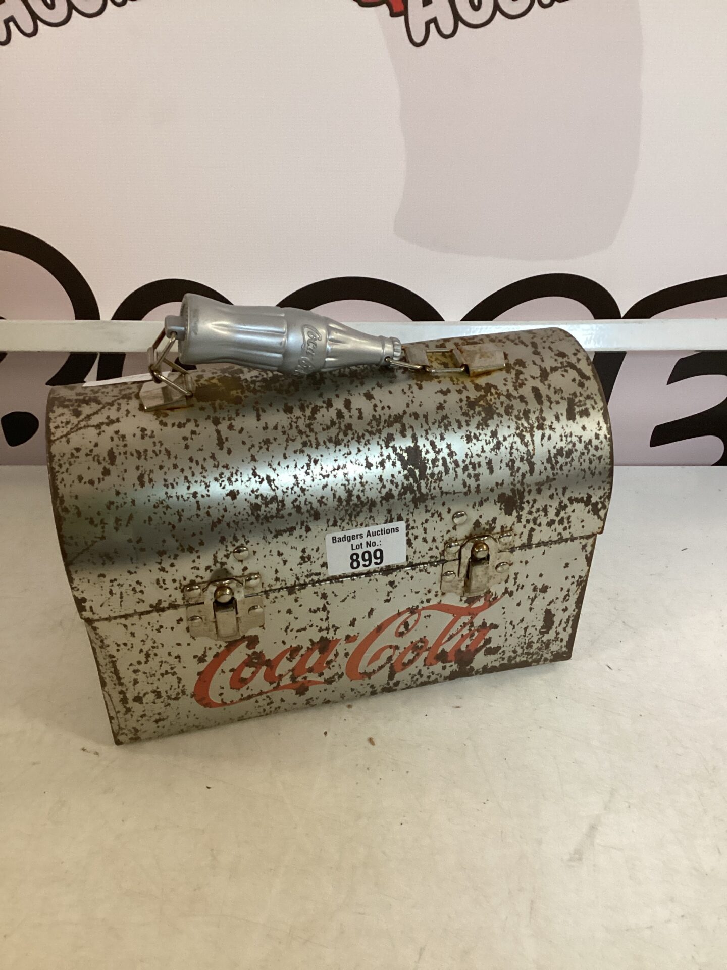899 Vintage coca cola tin lunch/toolbox