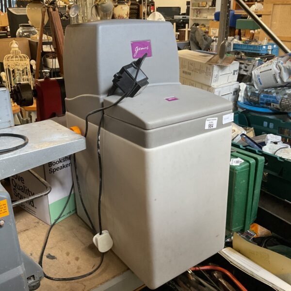 Vintage Genus SD500 water softener machine for home use.