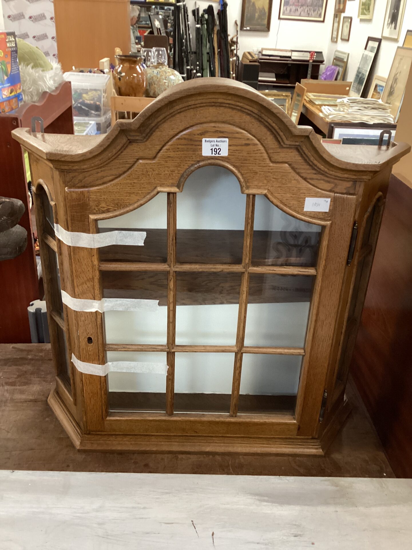 192 Glass and Wood Display Cabinet