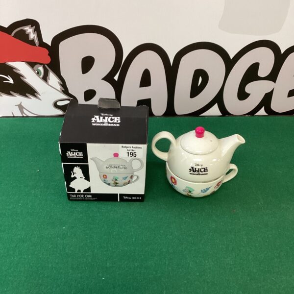 Vintage Disney Alice in Wonderland tea for one set.