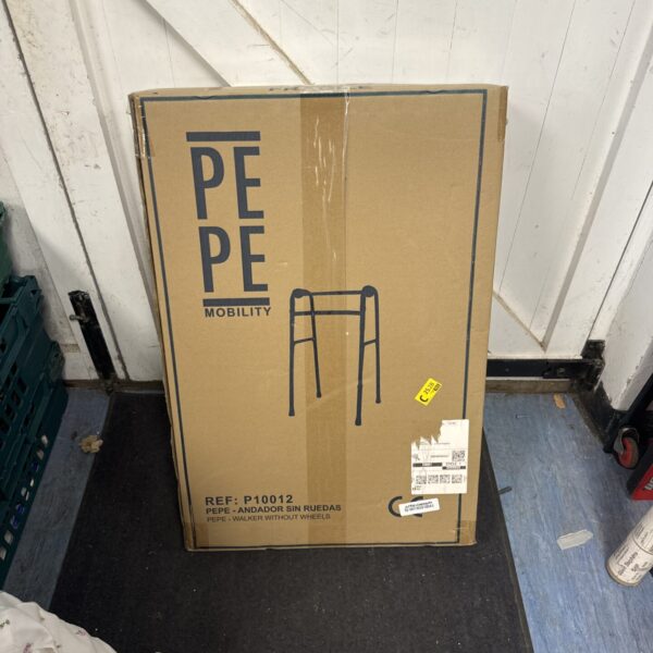 New Pe Pe mobility walker still sealed in its original box.