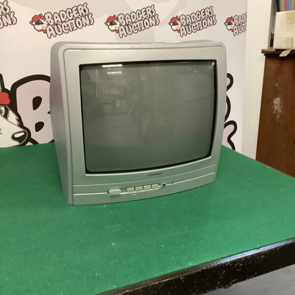 Front view of a Digihome colour television, model 14437.