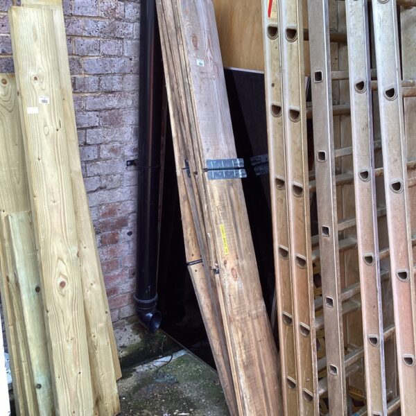 Three timber raised garden bed kits for landscaping.