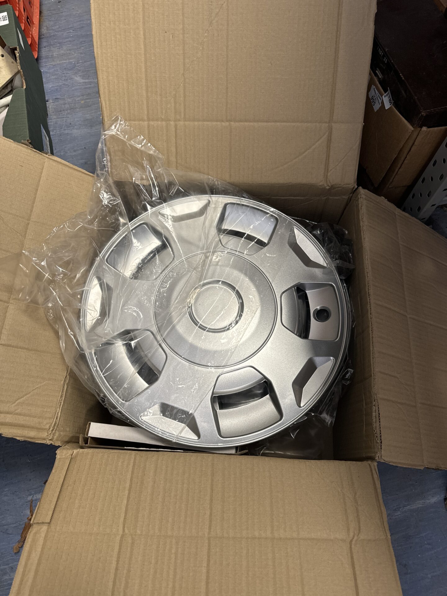 955 Set of new plastic wheel trims – believed to be 16”