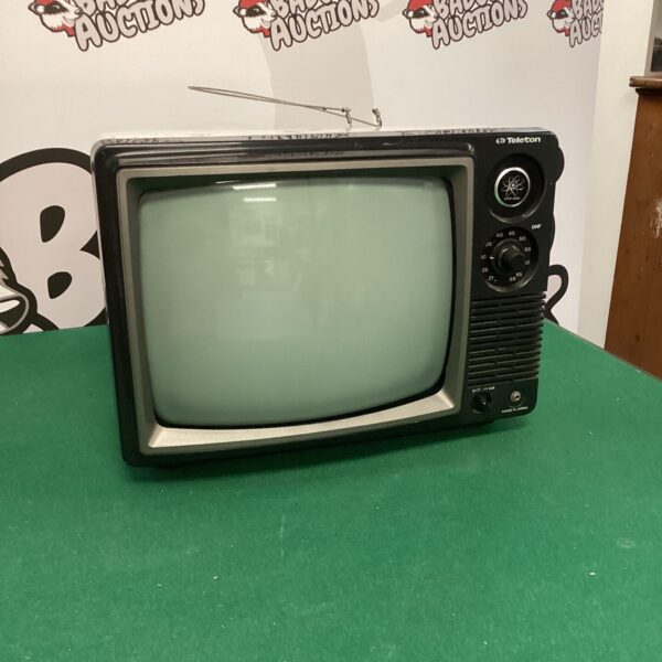 Vintage Teleton T-121 television, a classic retro analog TV.
