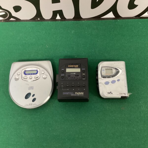 Vintage Sony WM-EX677 Walkman portable CD player and radio.