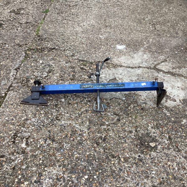 Used Draper engine hoist for lifting engines in a workshop.