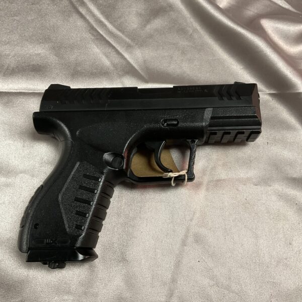 Black Umarex XBG BB pistol for target practice.