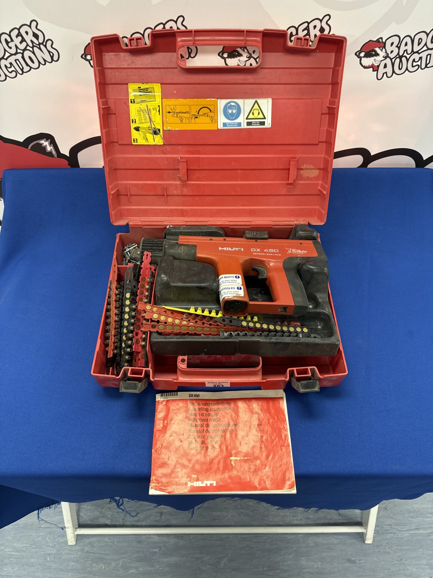 883 Hilti dx450 nail driver gun – untested