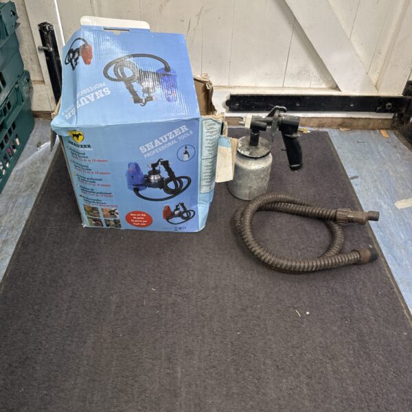 Snauzer electric paint sprayer for DIY home improvement projects.