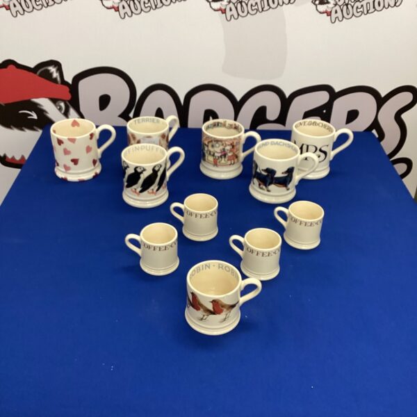 Emma Bridgewater coffee mugs with toast and marmalade design.