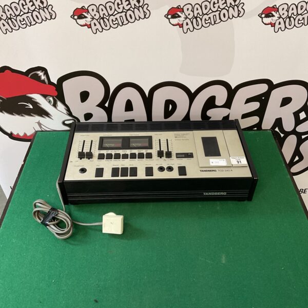 Vintage Tandberg TCD 340 A cassette recorder in good condition.