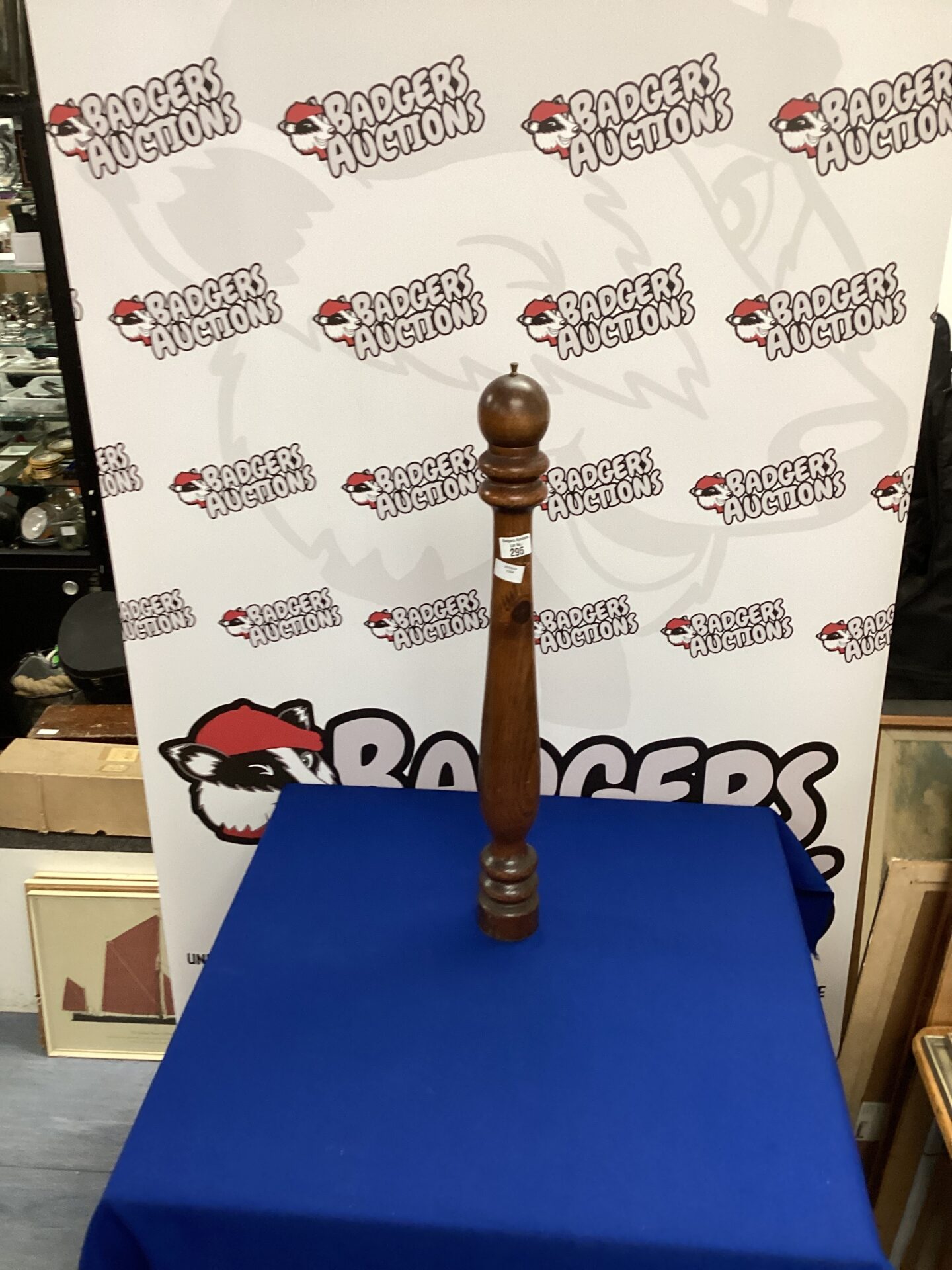 295 Tall Wooden Pepper Mill