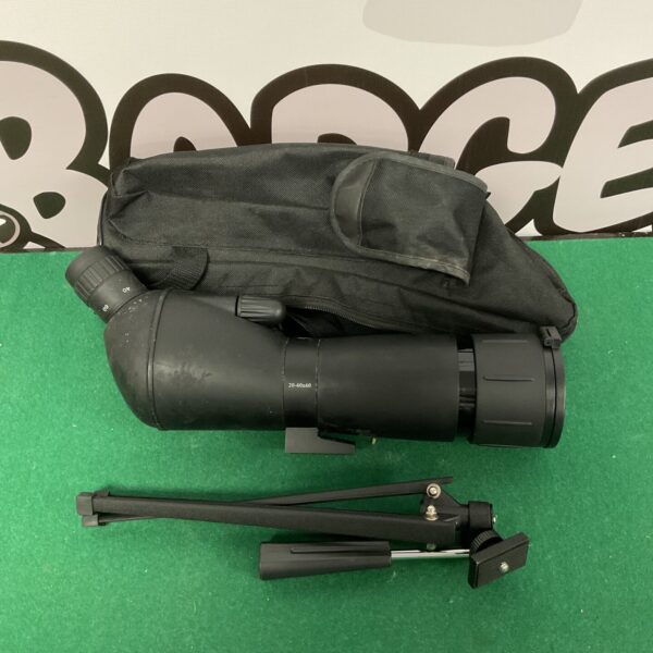 Adventuridge 20-60x60 spotting scope with tripod for outdoor viewing.