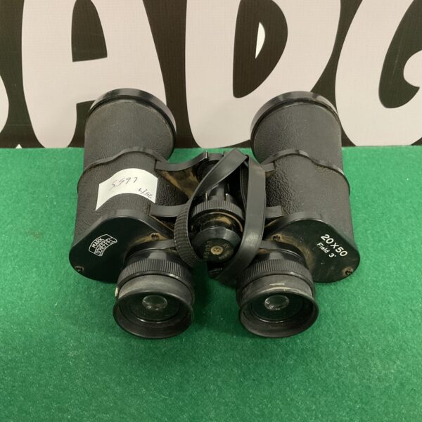 Vintage Mark Scheffel 20x50 binoculars in good condition.