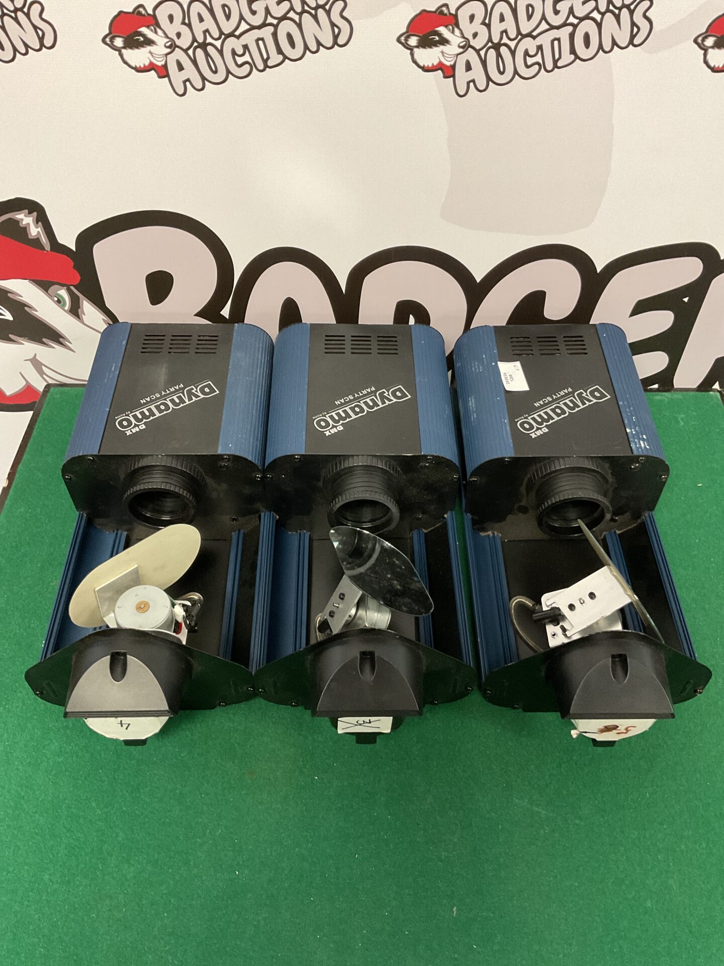 126 Three acme dmx dynamo party scan disco lights