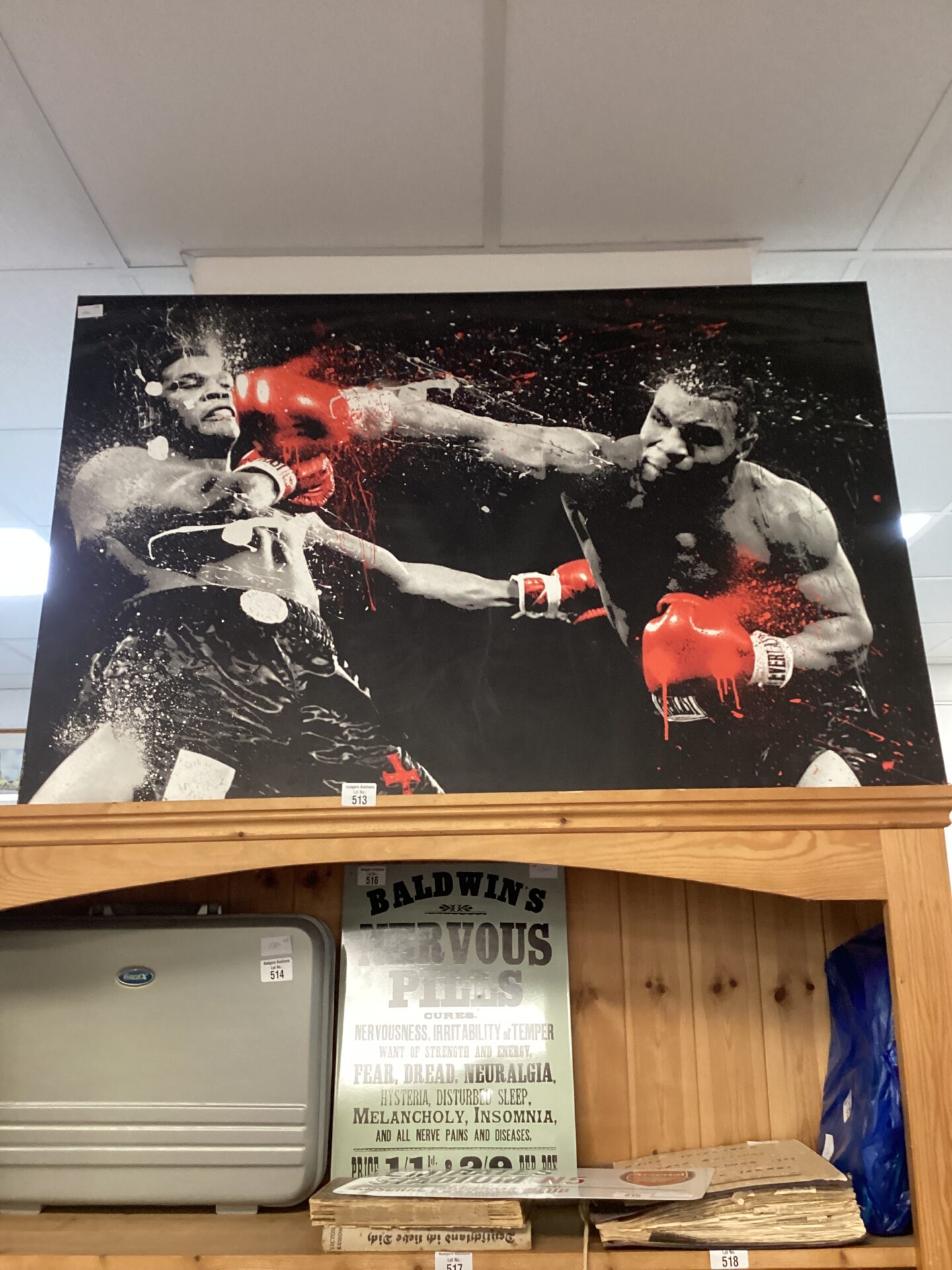 513 Large tyson boxing canvas print 32×48”