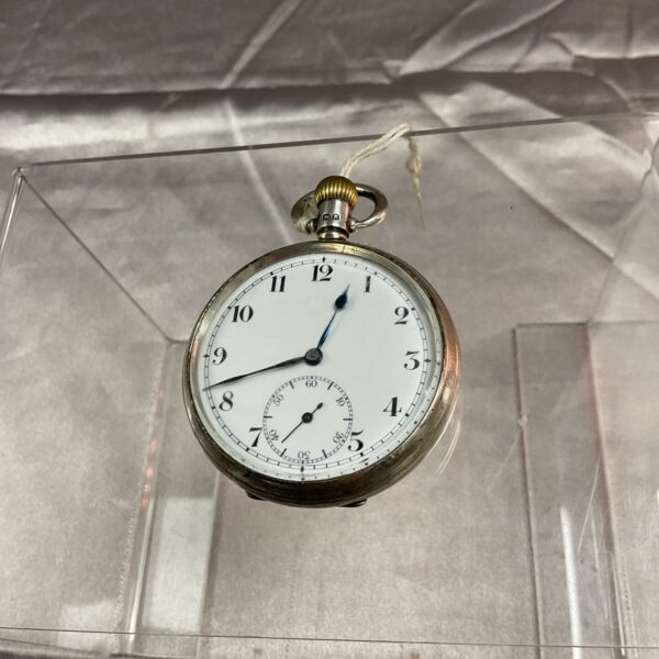 hallmarked sterling silver dennison pocket with limit movement