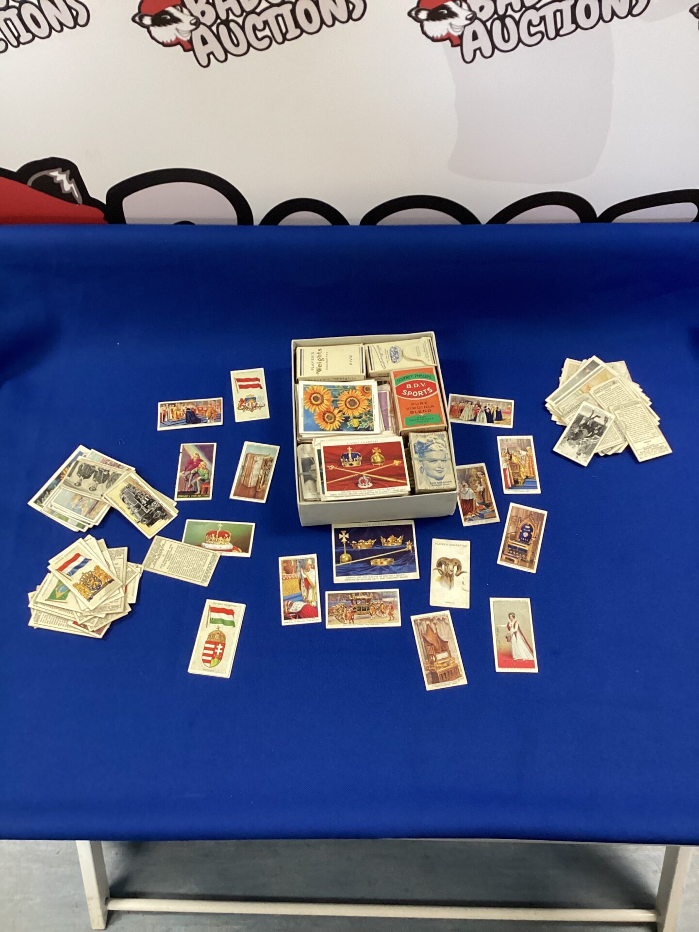521 Collection of vintage cigarette cards