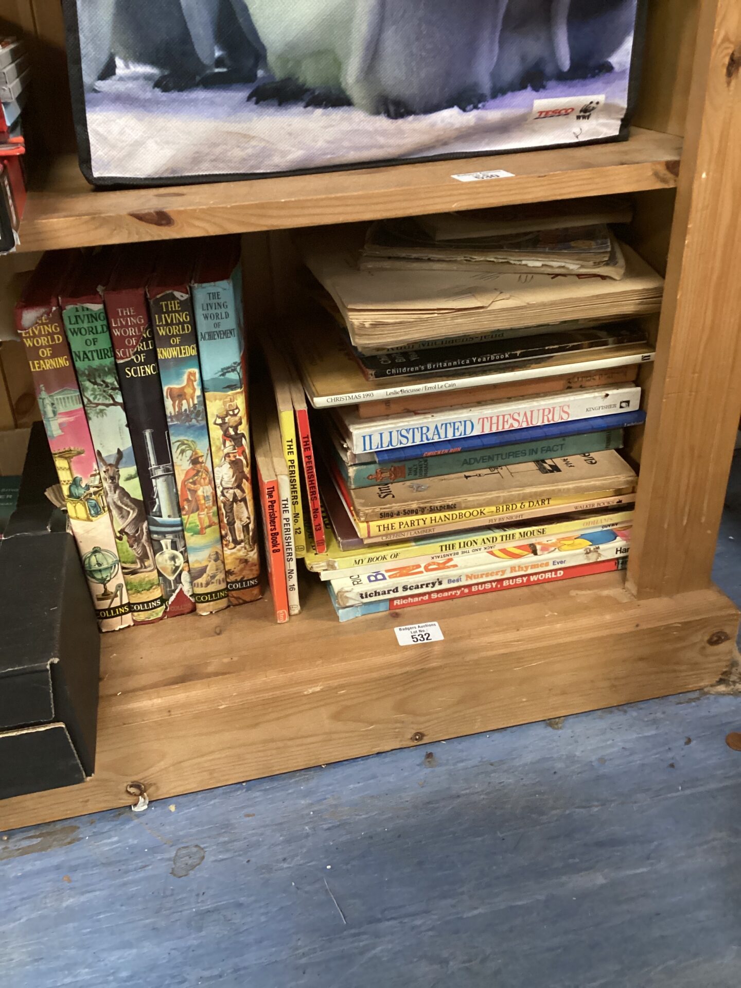 426 Collection of children’s books in the living world series & illustrated thesaurus