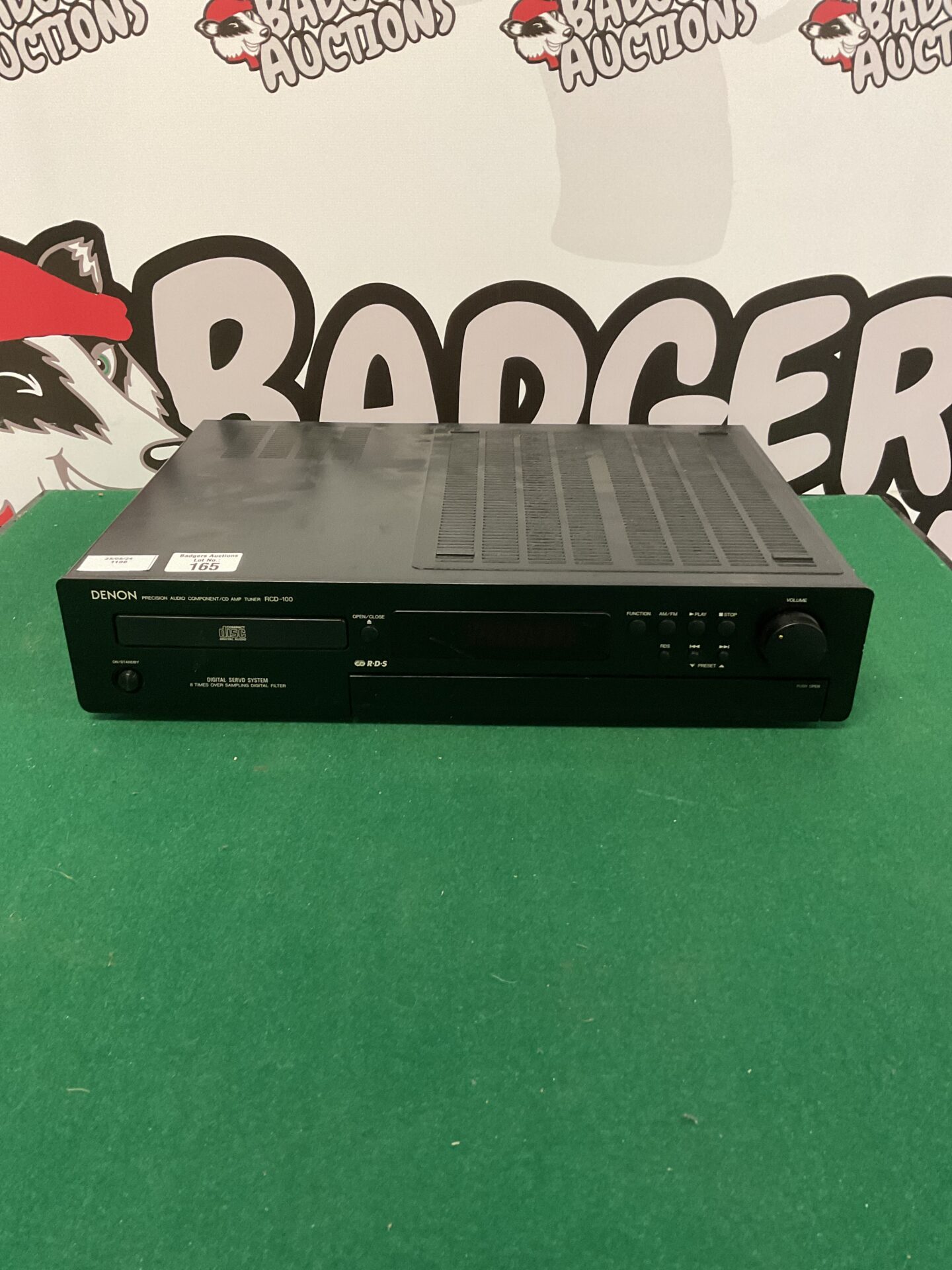138 Denon precision audio component/CD amp tuner RCD-100, unit only