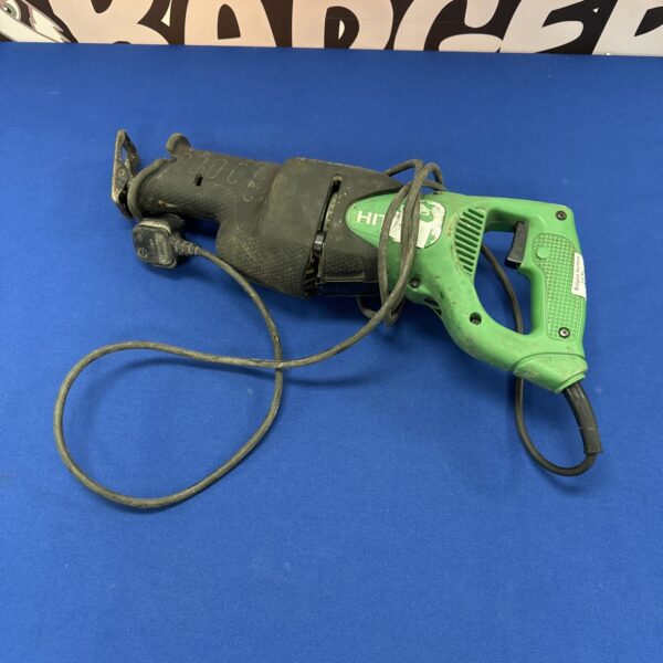 Vintage Hitachi CR13 reciprocating saw in used condition.