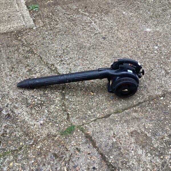 McCulloch petrol leaf blower for garden and outdoor use.