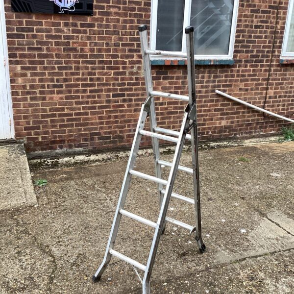 Used aluminium step ladder for DIY and home improvement tasks.
