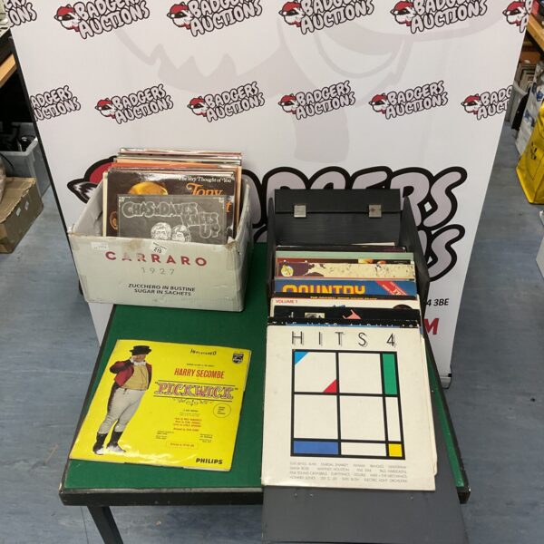 Lot of Chas & Dave vinyl records for collectors.