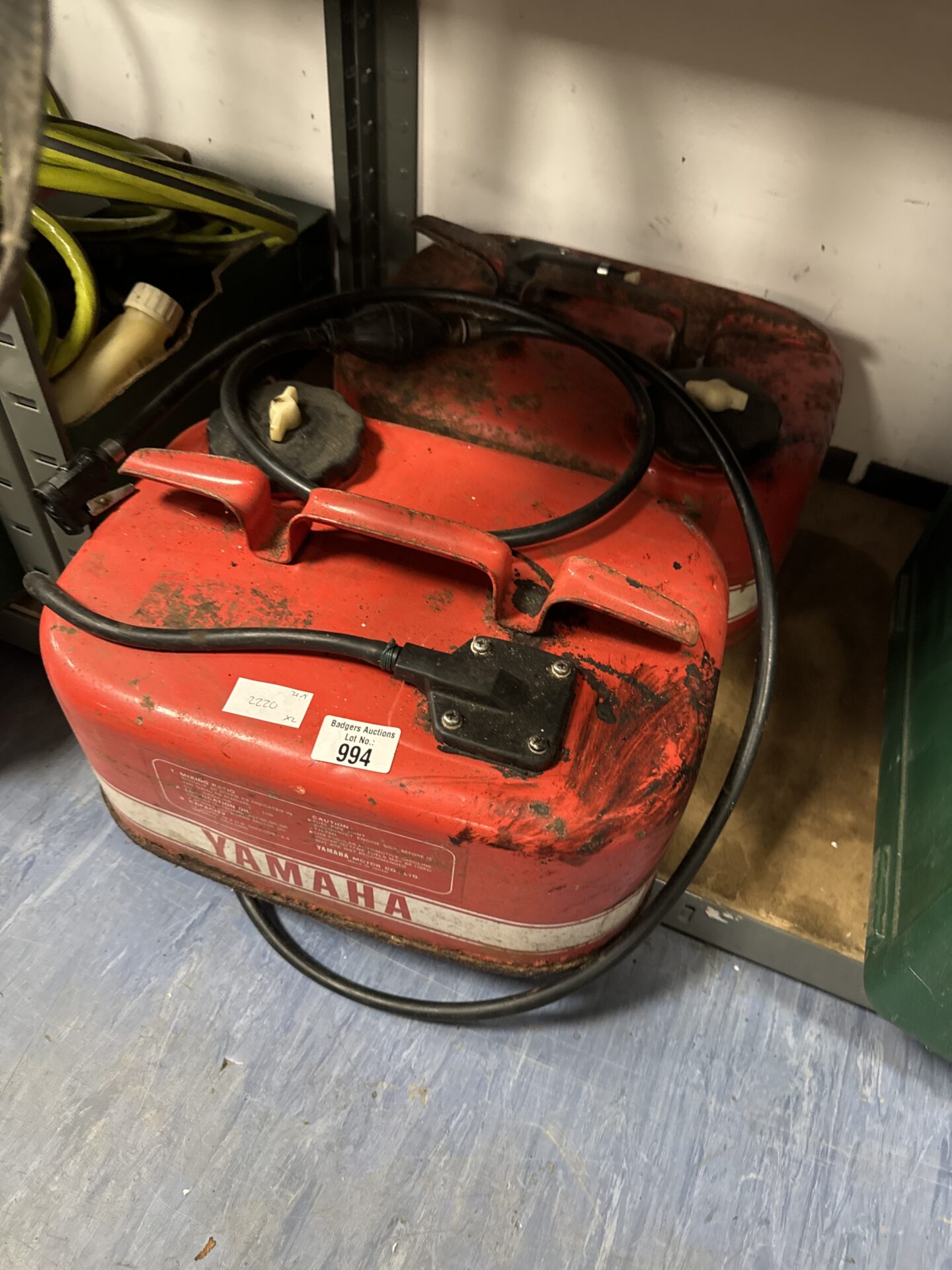 994 Two Yamaha marine fuel cans