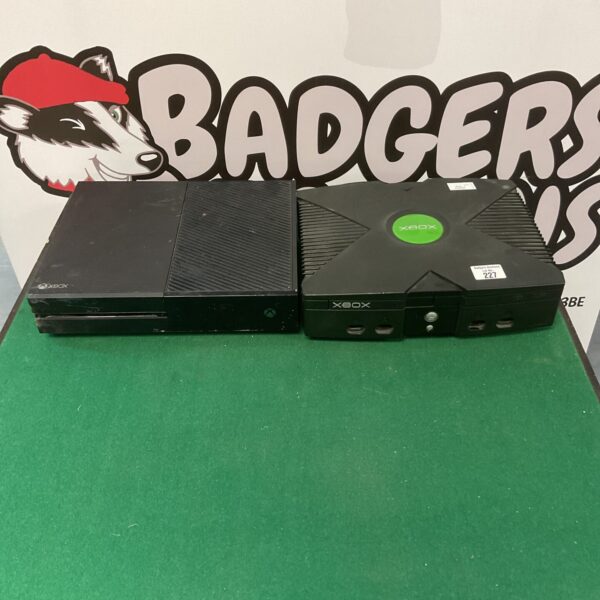 Original Xbox console for retro gaming collectors.