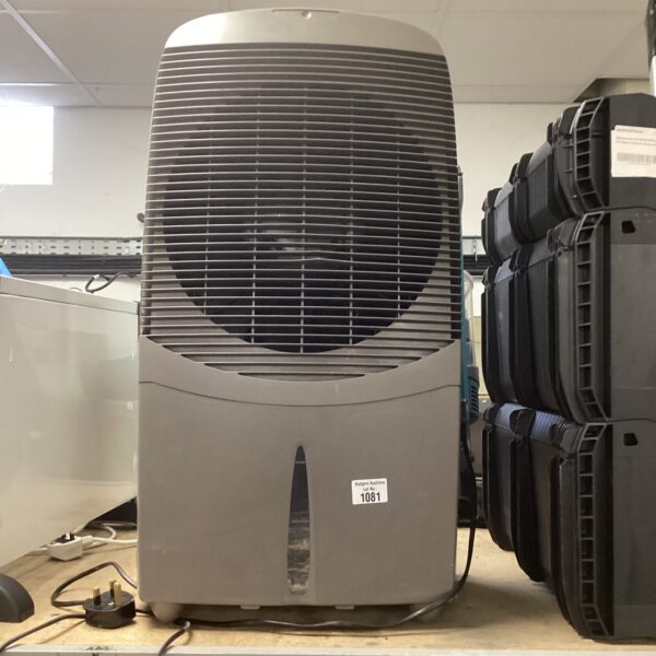 Grey Magicool air conditioner unit for cooling.