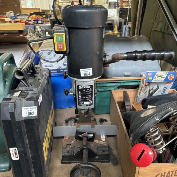 Vintage Rexon SM16A pillar drill in used condition.