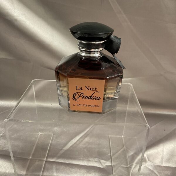 La Nuit Pendora parfum bottle, a designer fragrance.