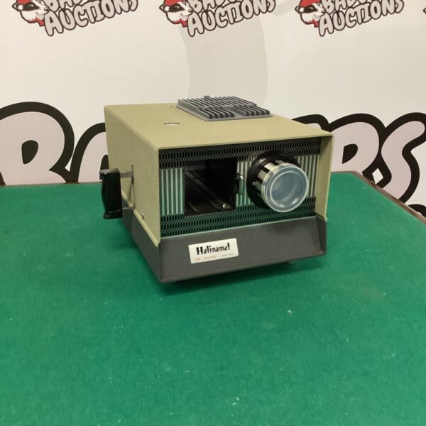 Vintage Halinamat slide projector in good condition.