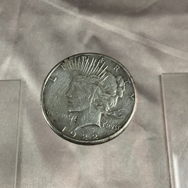 1922 Peace Silver Dollar obverse featuring Liberty design.