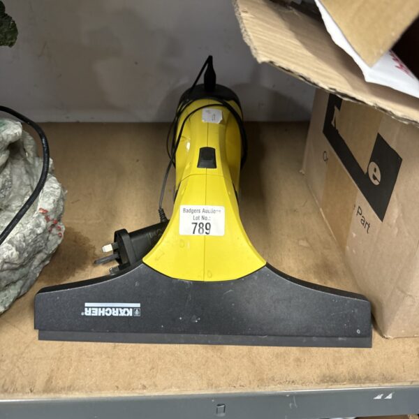 Karcher WV5 window vacuum cleaner with charger.