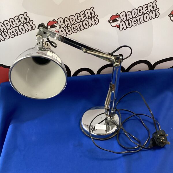 Vintage Anglepoise desk lamp with adjustable shade and arm.