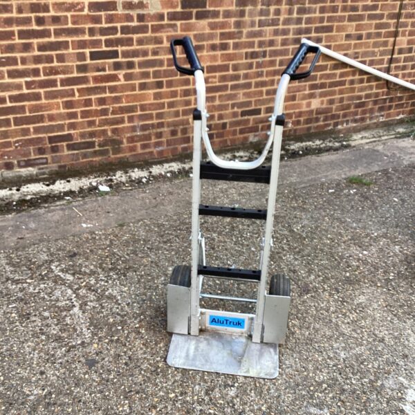 Heavy duty AluTruk sack barrow for moving loads.